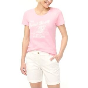 J. Crew Collector Tee‎ The Coral Shell Beach Bungalows Graphic T-Shirt Large NWT